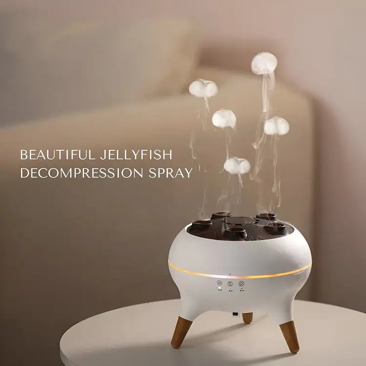 Diffuseur d'Arômes Méduse avec Lumière LED et Brume Flottante