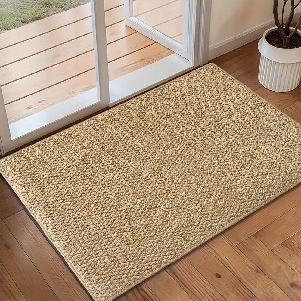 Tapis d'entrée aspect jute – anti-salissures pour l'entrée