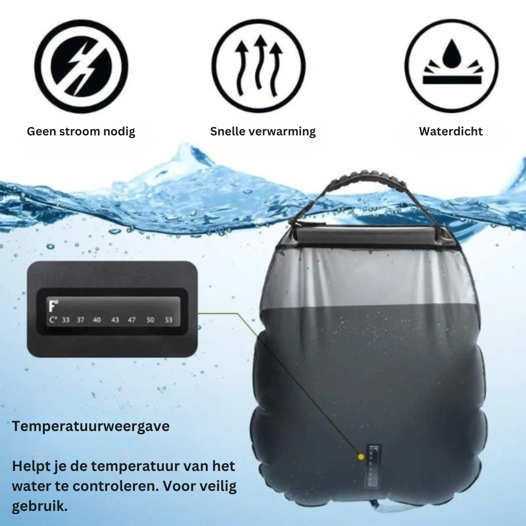 SunShower™ – Votre douche chaude et relaxante, toujours et partout [50 % de réduction]