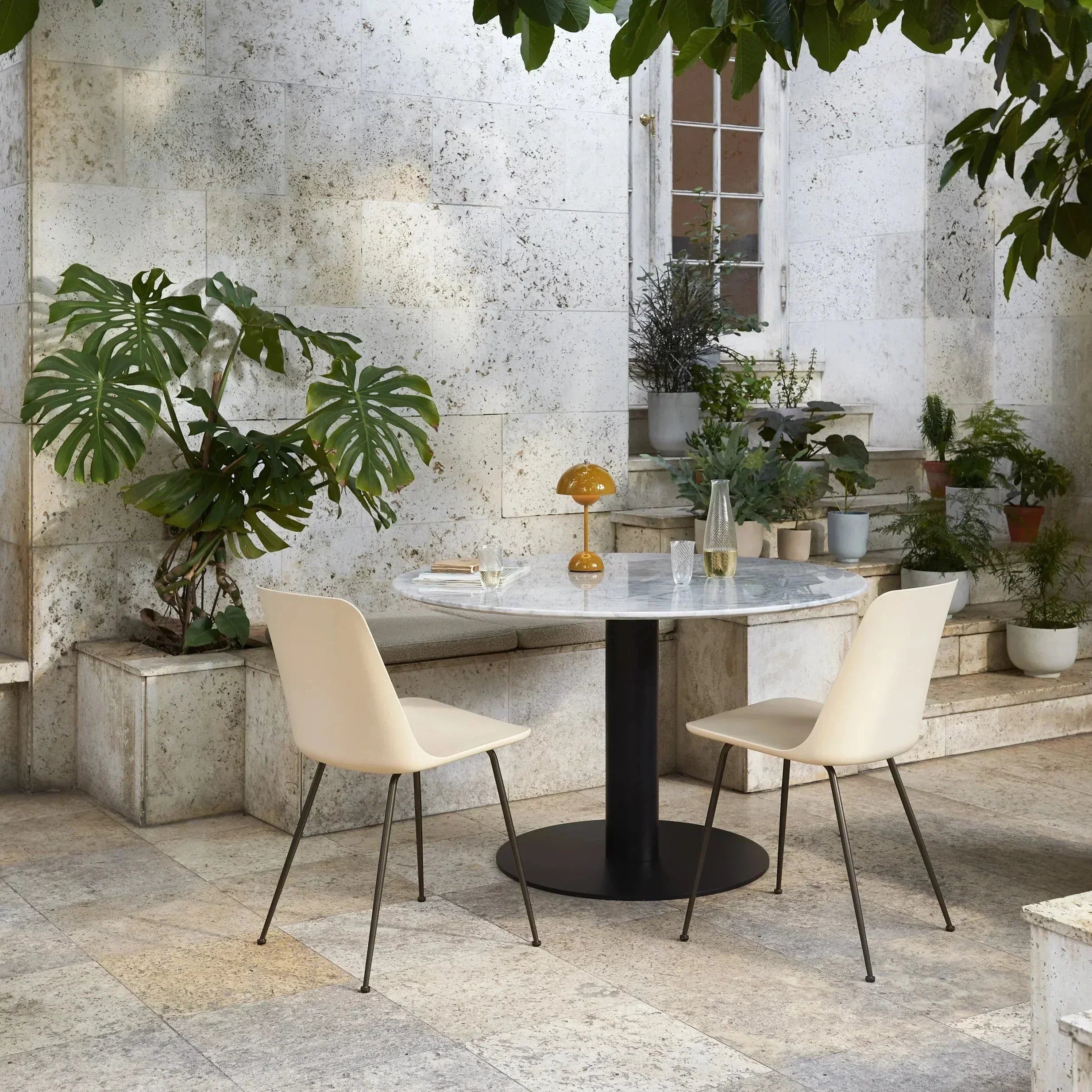 Lampe de table LED sans fil design rétro champignon dimmable par touch