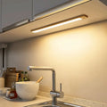 Lampe LED sans fil à encastrer sous meuble avec détecteur de mouvement et 3 couleurs de lumière