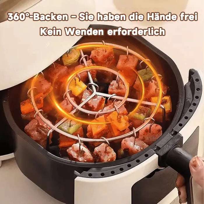 Broche à Kebab pour Friteuse à Air – Cuisson Uniforme Sans Fumée