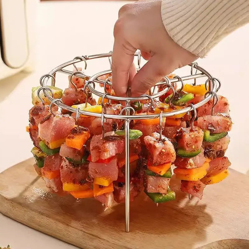 Broche à Kebab pour Friteuse à Air – Cuisson Uniforme Sans Fumée