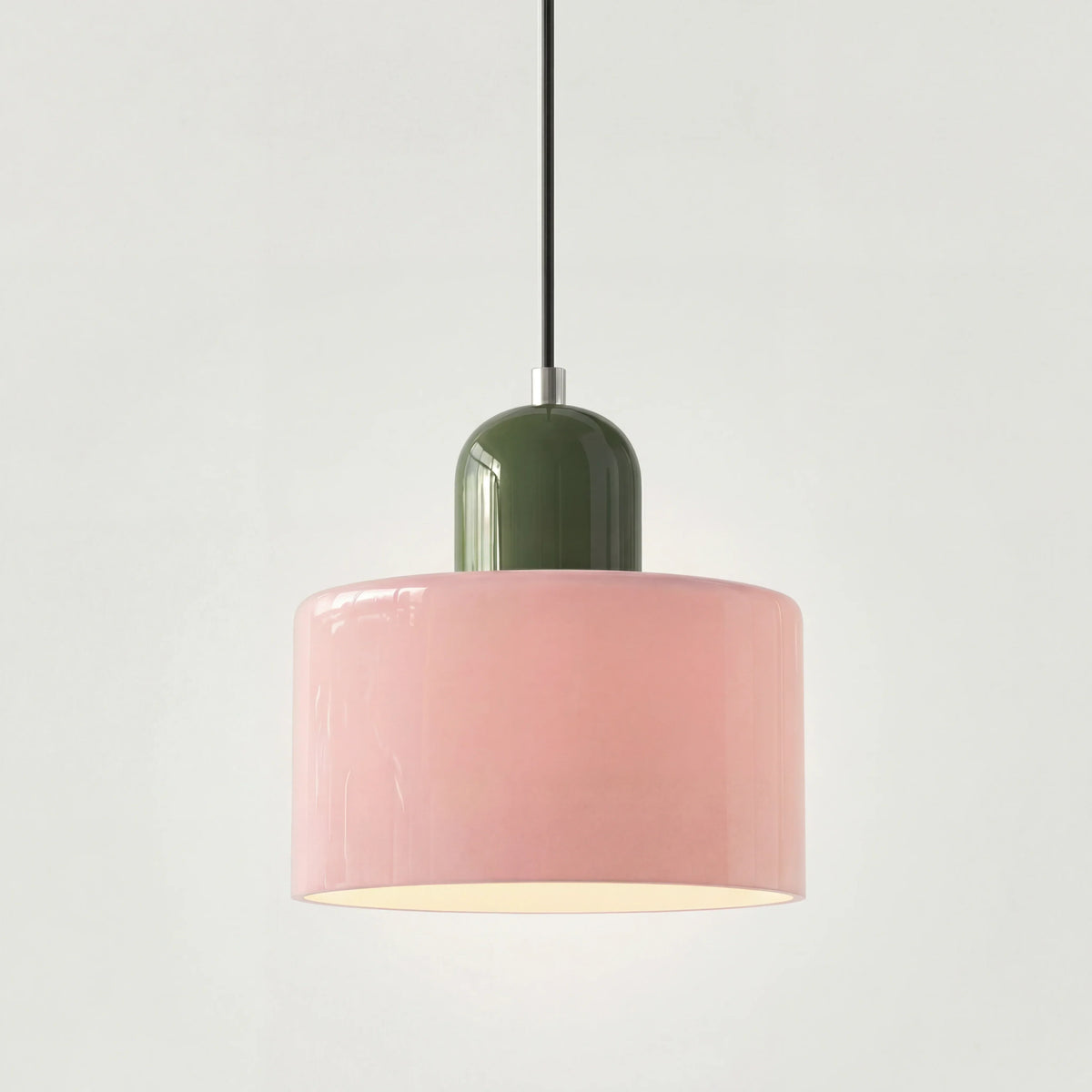 Petite suspension en verre – luminaire élégant pour intérieurs