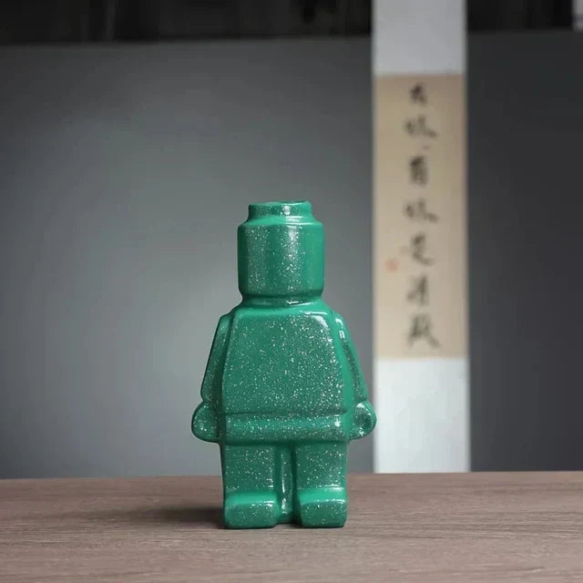Vase au design brique – décoration moderne pour intérieurs