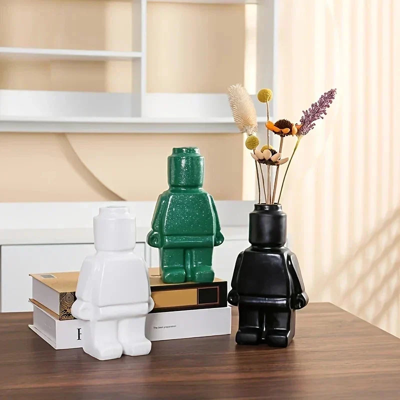 Vase au design brique – décoration moderne pour intérieurs