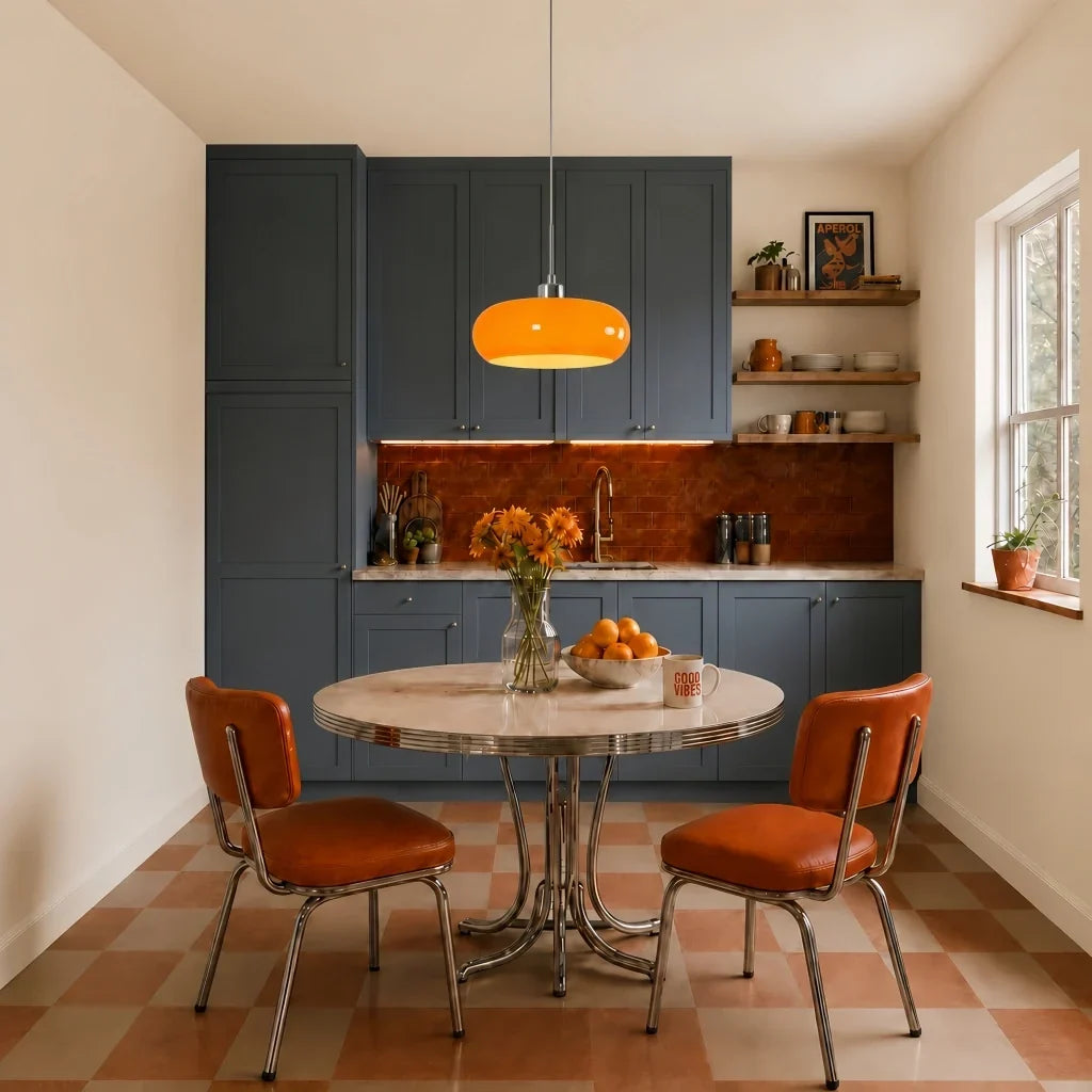 Suspension en verre style Bauhaus pour intérieurs modernes