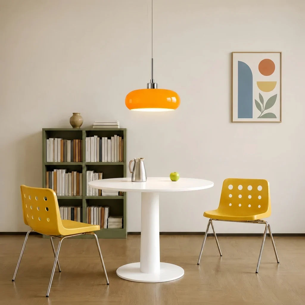 Suspension en verre style Bauhaus pour intérieurs modernes