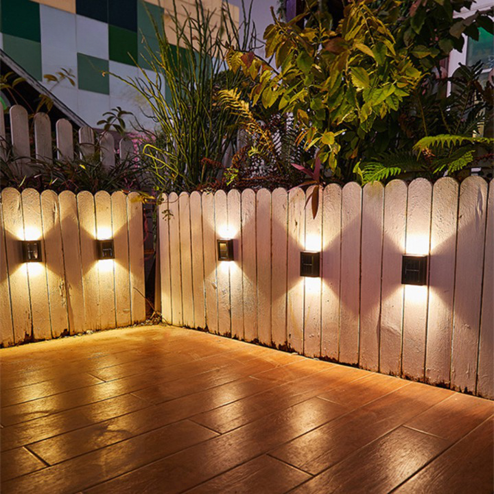 Applique Murale Extérieure avec LED Blanc Chaud – Lot de 4
