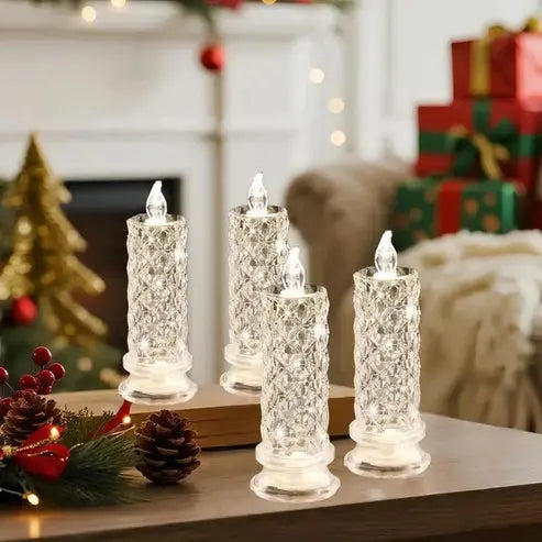 Bougies LED à lumière blanc chaud – sûres et décoratives
