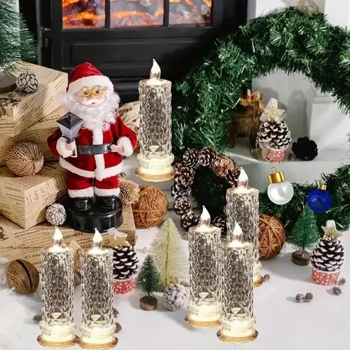 Bougies LED à lumière blanc chaud – sûres et décoratives