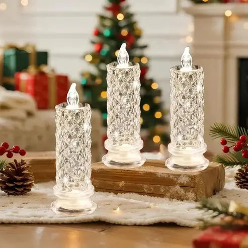 Bougies LED à lumière blanc chaud – sûres et décoratives
