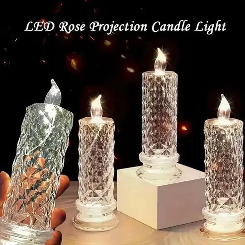 Bougies LED à lumière blanc chaud – sûres et décoratives