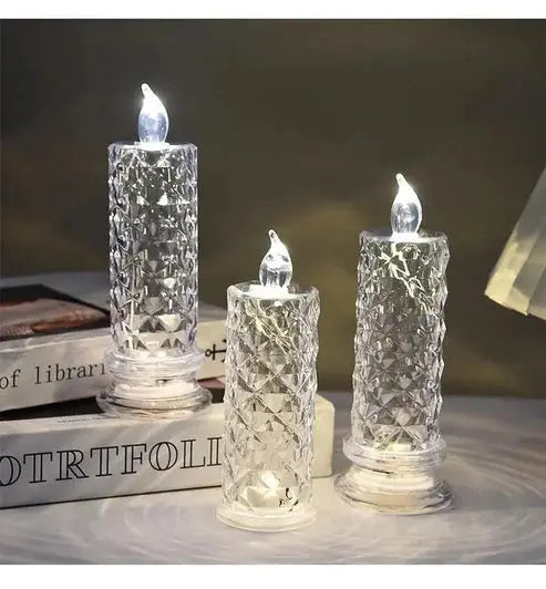 Bougies LED à lumière blanc chaud – sûres et décoratives