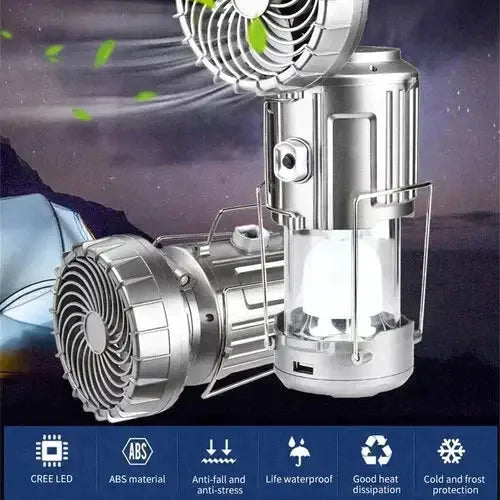 LedBlow™ – Lampe LED de camping avec ventilateur et fonction powerbank [50 % de réduction]