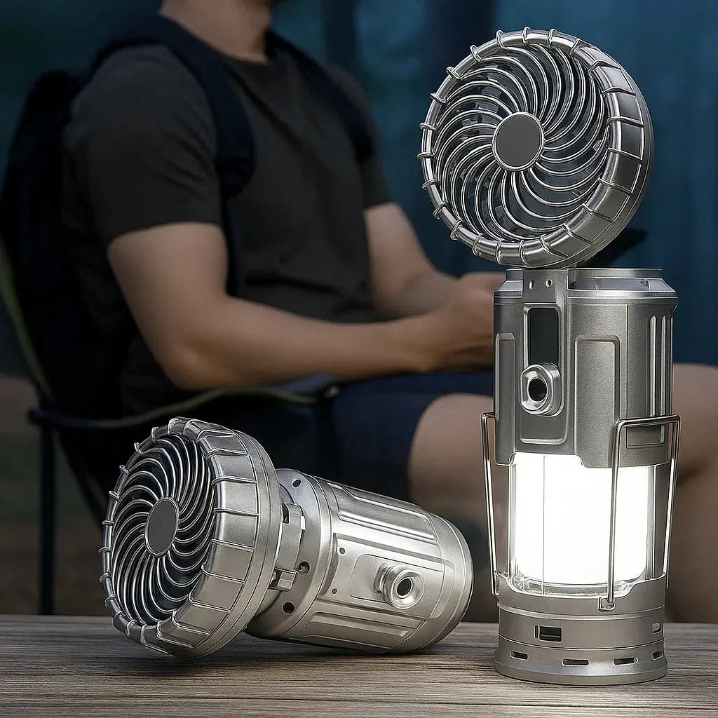 LedBlow™ – Lampe LED de camping avec ventilateur et fonction powerbank [50 % de réduction]