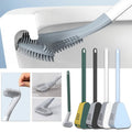 Brosse WC à tête triangulaire pour les coins et les zones difficiles d'accès