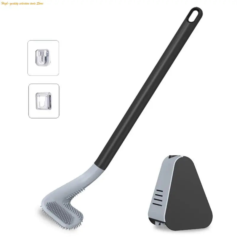 Brosse WC à tête triangulaire pour les coins et les zones difficiles d'accès