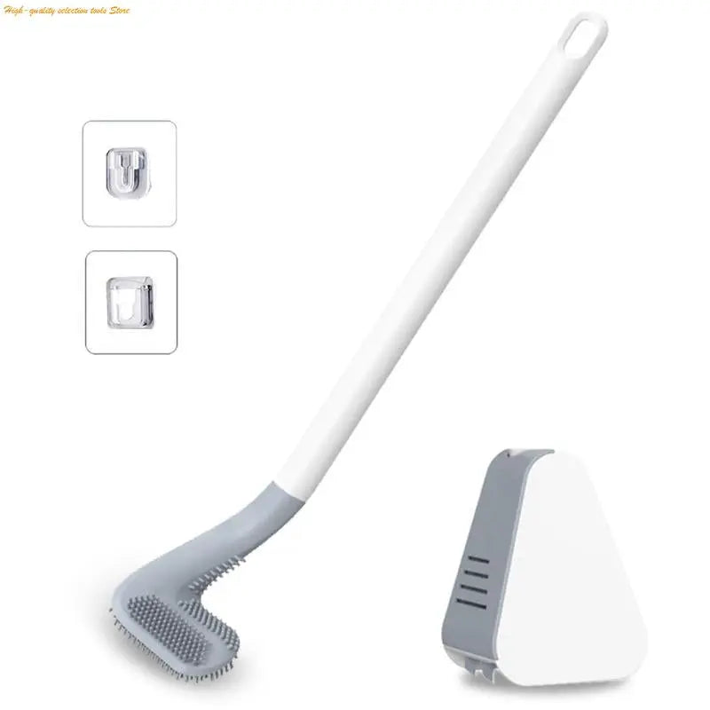Brosse WC à tête triangulaire pour les coins et les zones difficiles d'accès