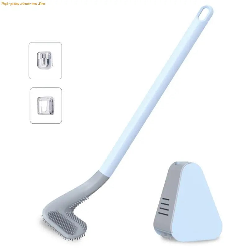 Brosse WC à tête triangulaire pour les coins et les zones difficiles d'accès