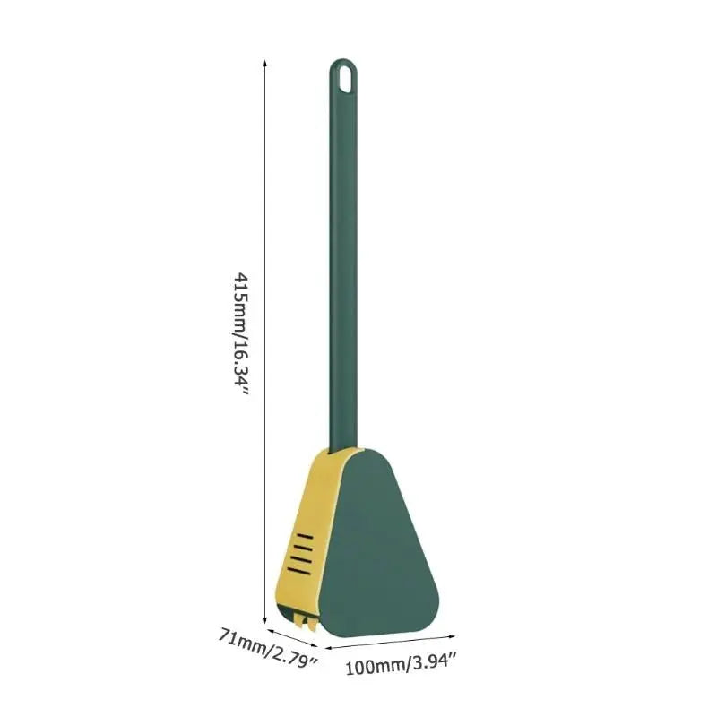 Brosse WC à tête triangulaire pour les coins et les zones difficiles d'accès