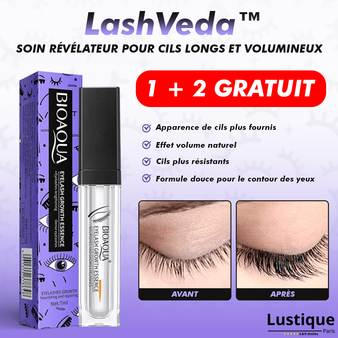 Sérum Soin pour Cils – Apparence Plus Longue, Dense et Renforcée