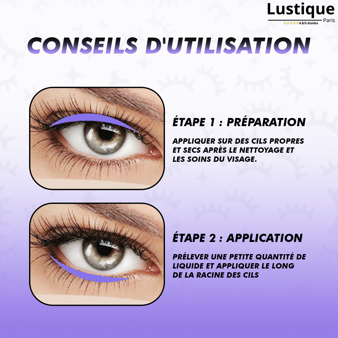 Sérum Soin pour Cils – Apparence Plus Longue, Dense et Renforcée