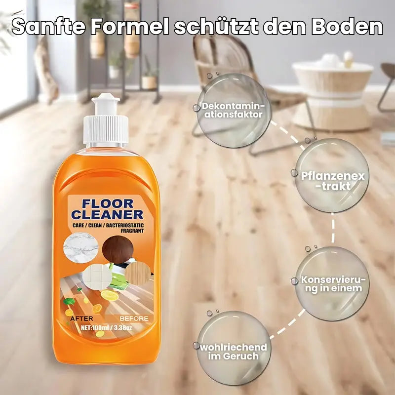 FloorCleaner™ – Élimine efficacement les taches et les bactéries du bois et du carrelage [1 + 2 Gratuit]