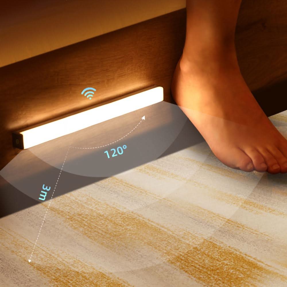 Barre lumineuse LED sans fil avec détecteur de mouvement pour intérieurs