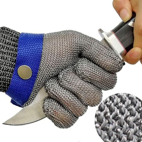 Gants Anti-Coupures en Maille Inox – Protection Maximale en Cuisine