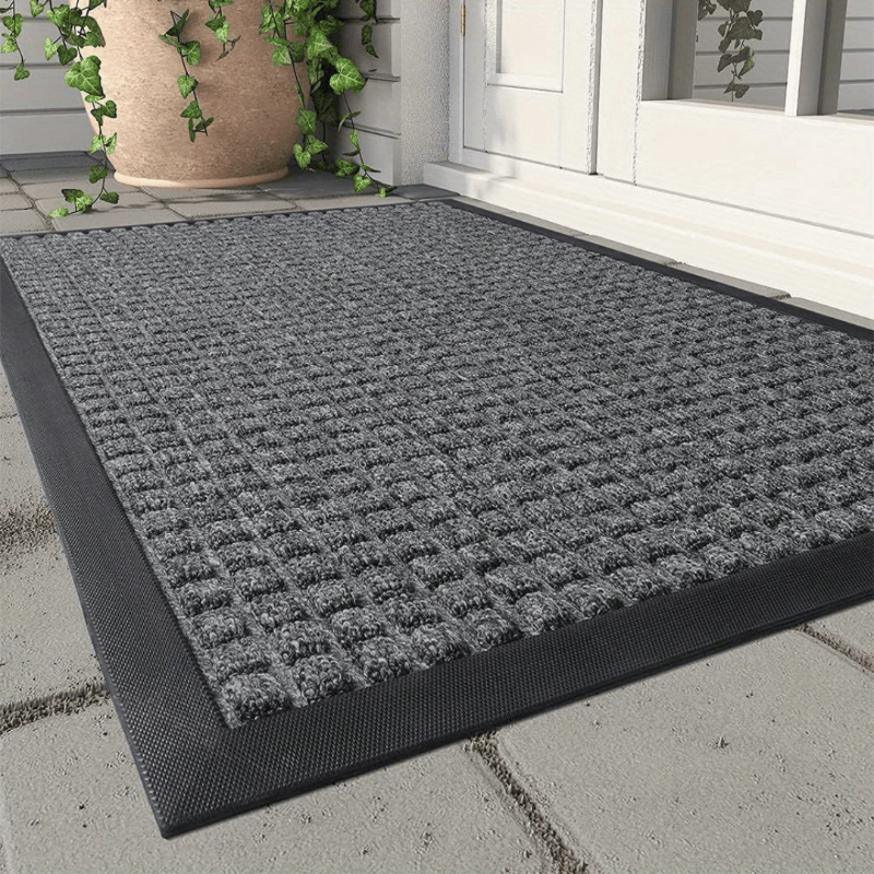 Tapis anti-poussière pour intérieur et extérieur – antidérapant et résistant aux intempéries