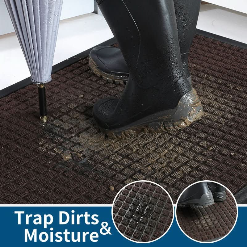 Tapis anti-poussière pour intérieur et extérieur – antidérapant et résistant aux intempéries