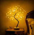 Arbre lumineux LED à branches flexibles – lumière décorative blanc chaud