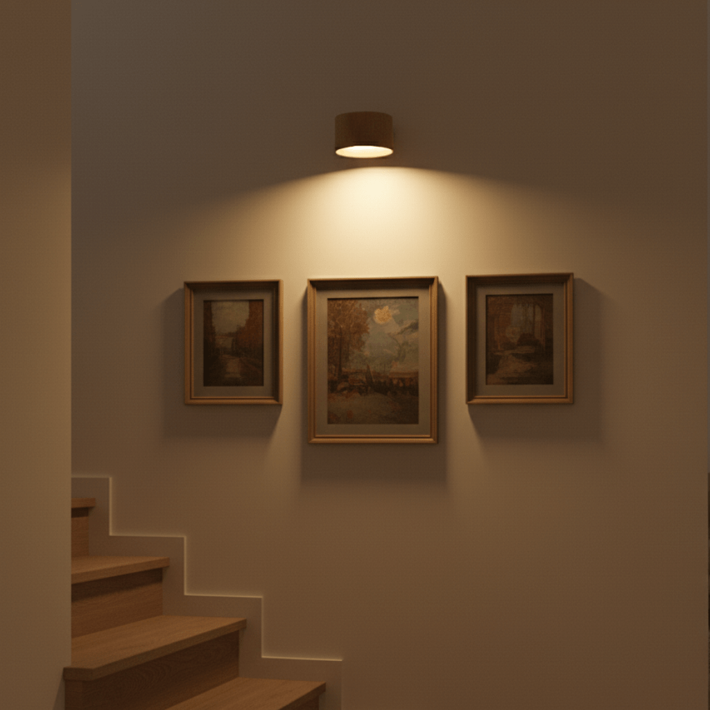 Applique murale LED sans fil à tête pivotante avec USB-C