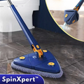 Balai Serpillière Rotatif 360° avec Manche Télescopique et Microfibre