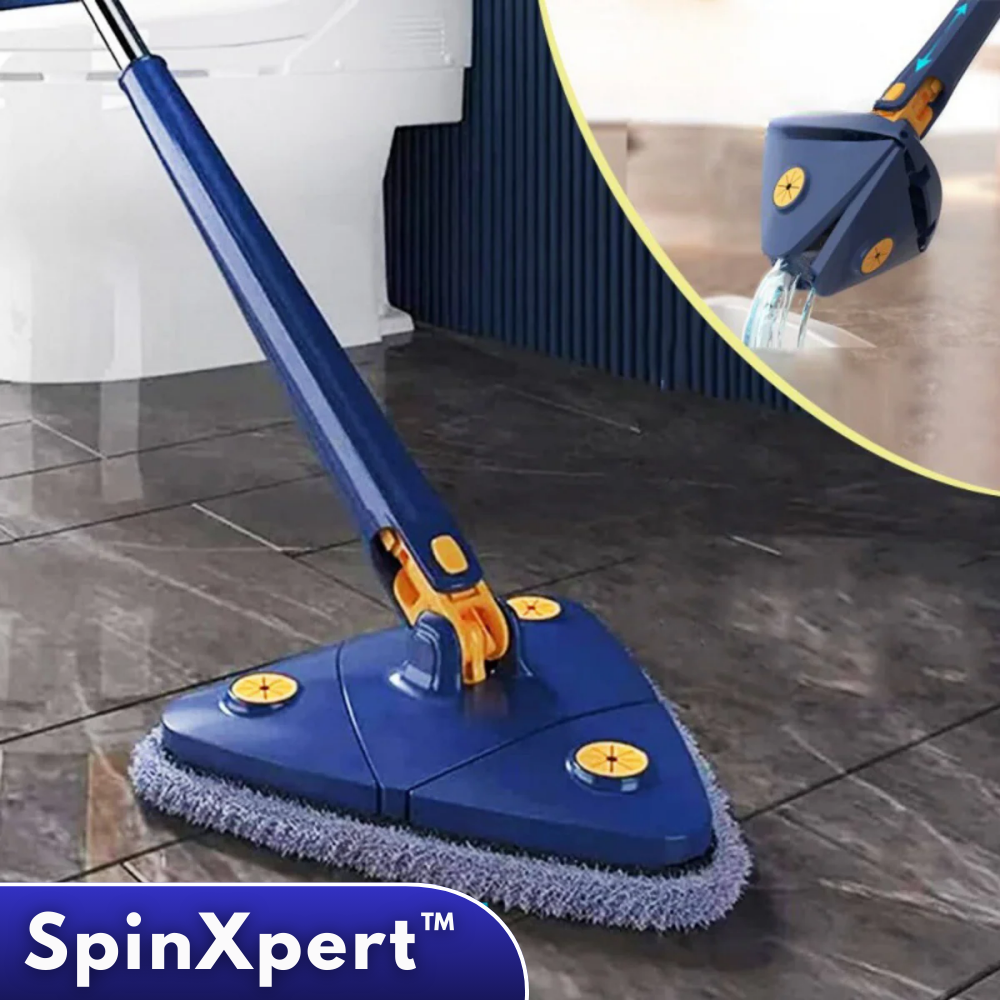 Balai Serpillière Rotatif 360° avec Manche Télescopique et Microfibre