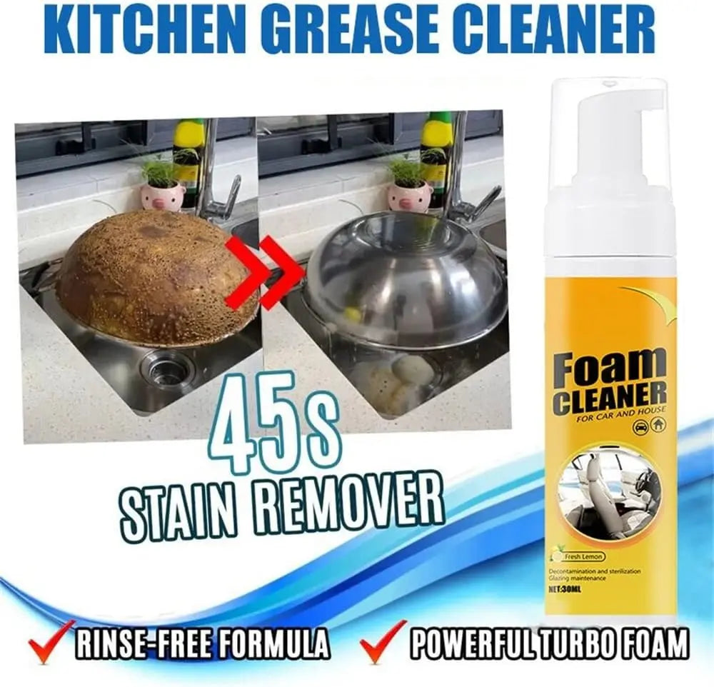 FoamClean™ – Nettoyage en profondeur de la maison, de la voiture et du cuir sans produits chimiques agressifs [1 + 1 Gratuit]