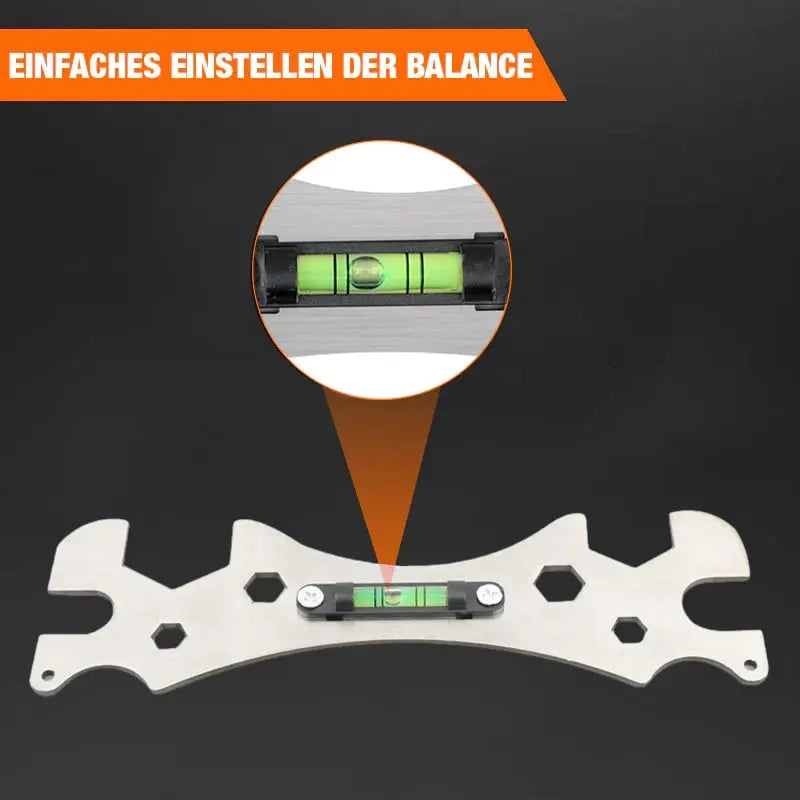 Clé à angle universelle en acier inoxydable pour espaces confinés – Plomberie et