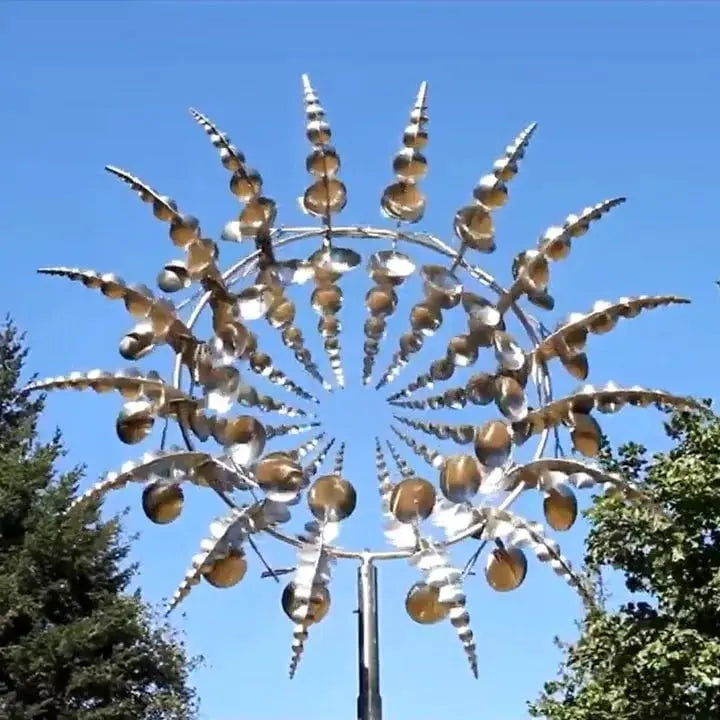 BreezyMetal™ – Spinner à vent pour une décoration de jardin fascinante et des effets relaxants apaisants [50 % de réduction]