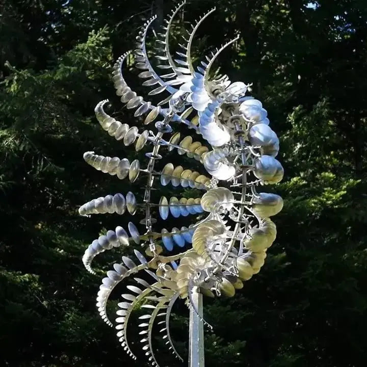 BreezyMetal™ – Spinner à vent pour une décoration de jardin fascinante et des effets relaxants apaisants [50 % de réduction]