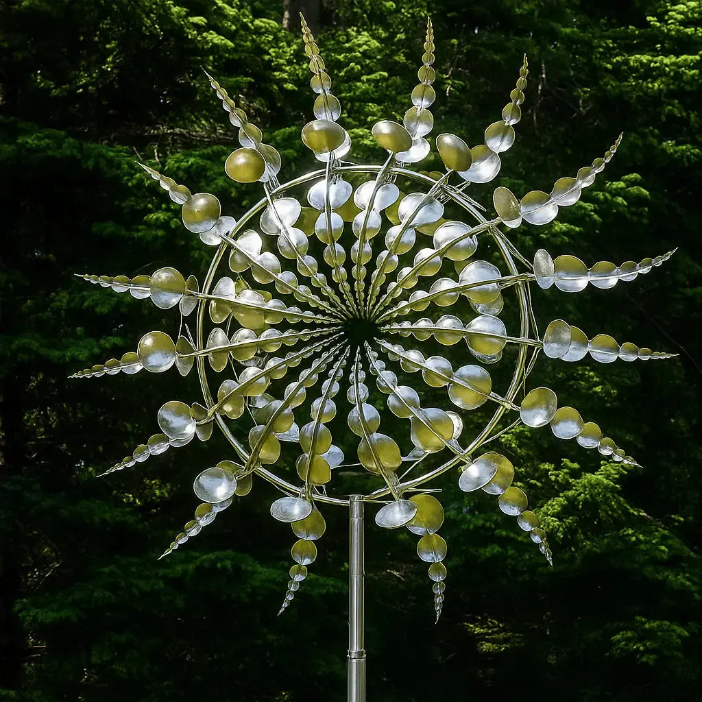 BreezyMetal™ – Spinner à vent pour une décoration de jardin fascinante et des effets relaxants apaisants [50 % de réduction]