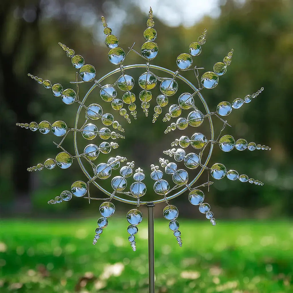 BreezyMetal™ – Spinner à vent pour une décoration de jardin fascinante et des effets relaxants apaisants [50 % de réduction]