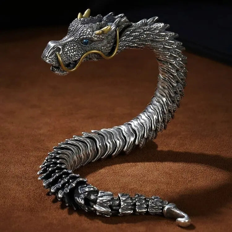 Dragon™ – Bracelet mythologique pour la force, le courage et une allure élégante [50 % de réduction]