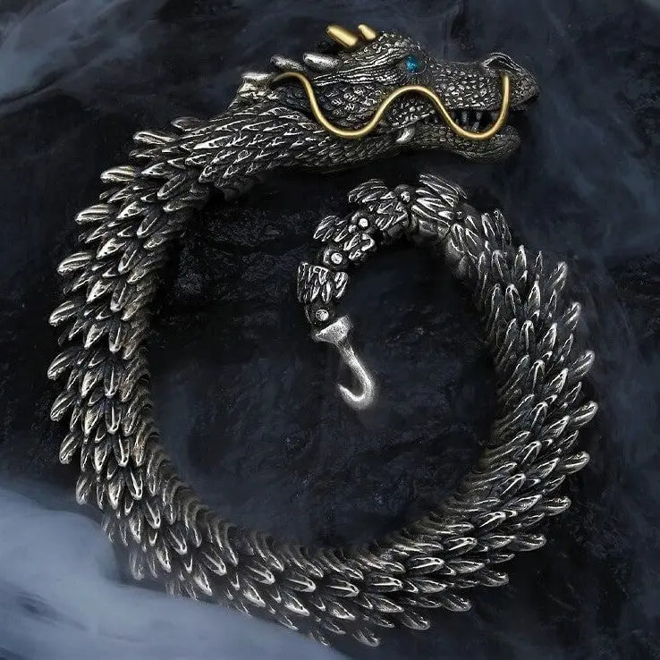Dragon™ – Bracelet mythologique pour la force, le courage et une allure élégante [50 % de réduction]