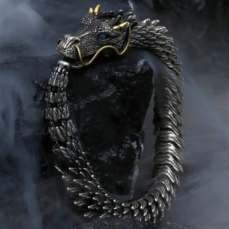 Dragon™ – Bracelet mythologique pour la force, le courage et une allure élégante [50 % de réduction]