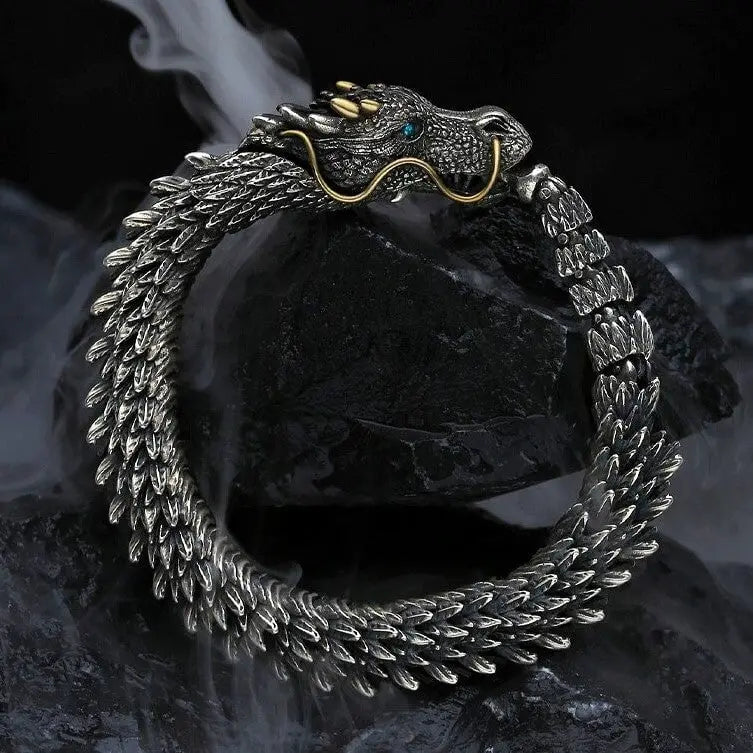 Dragon™ – Bracelet mythologique pour la force, le courage et une allure élégante [50 % de réduction]