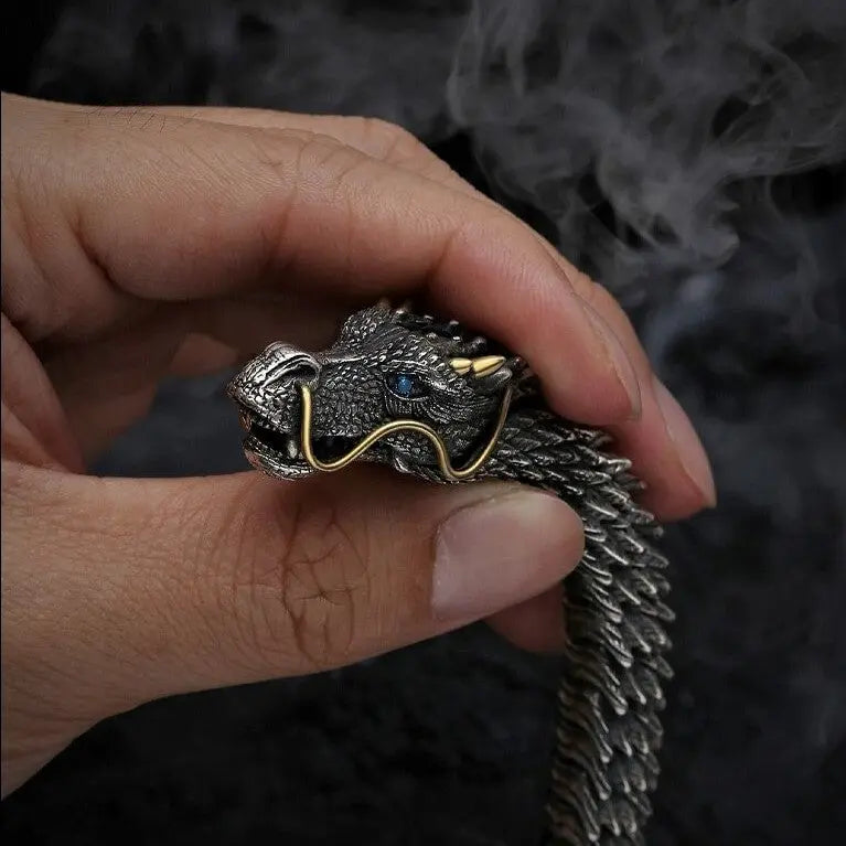 Dragon™ – Bracelet mythologique pour la force, le courage et une allure élégante [50 % de réduction]