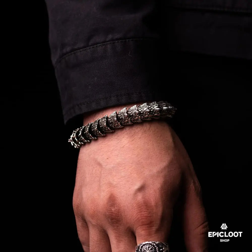 Dragon™ – Bracelet mythologique pour la force, le courage et une allure élégante [50 % de réduction]