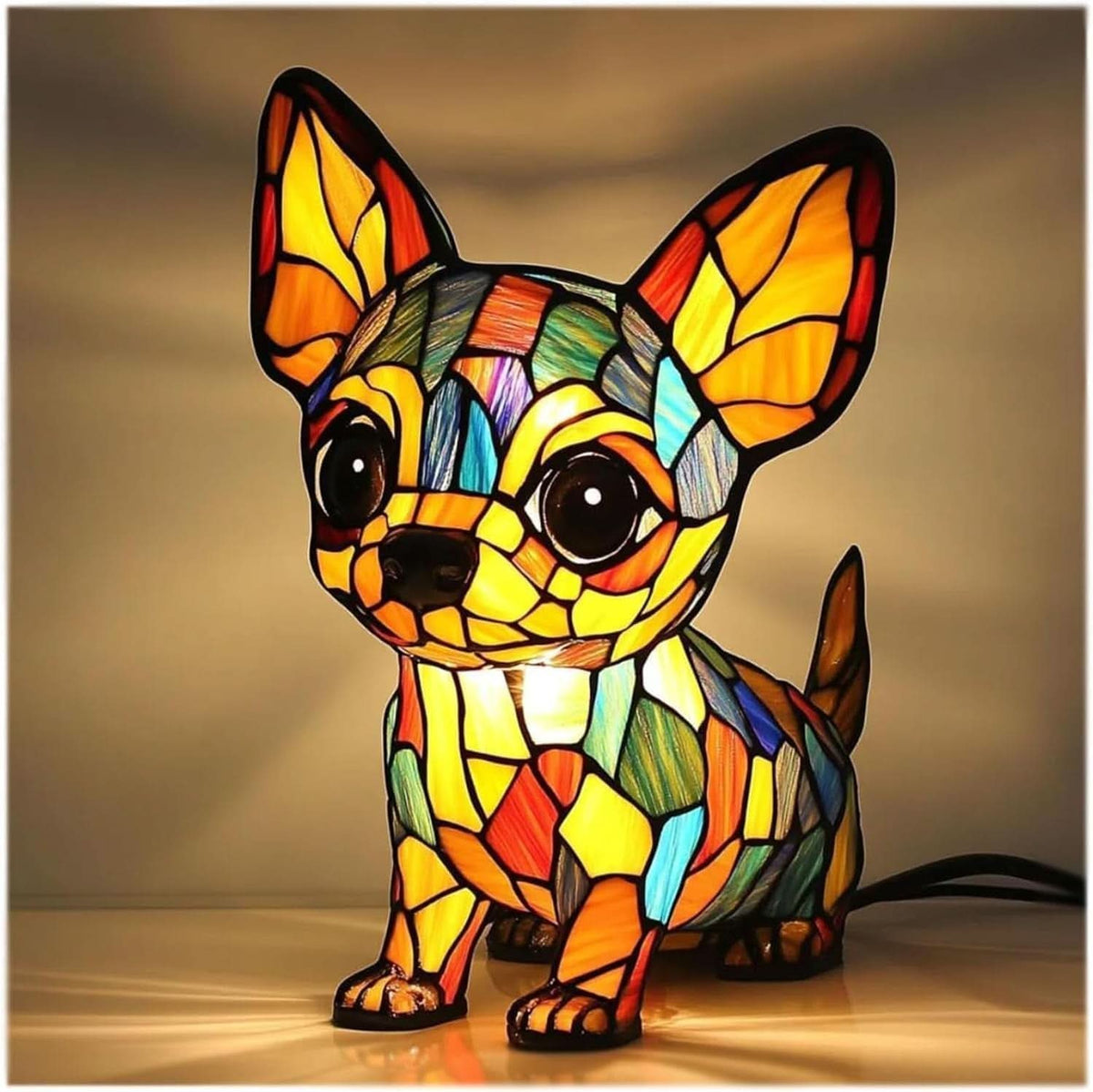 Veilleuse chien USB – lampe décorative animale à lumière LED chaude