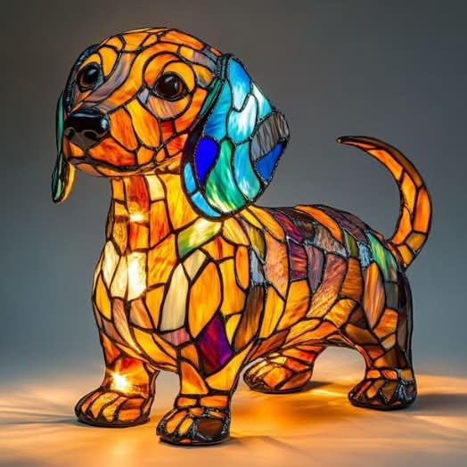 Veilleuse chien USB – lampe décorative animale à lumière LED chaude